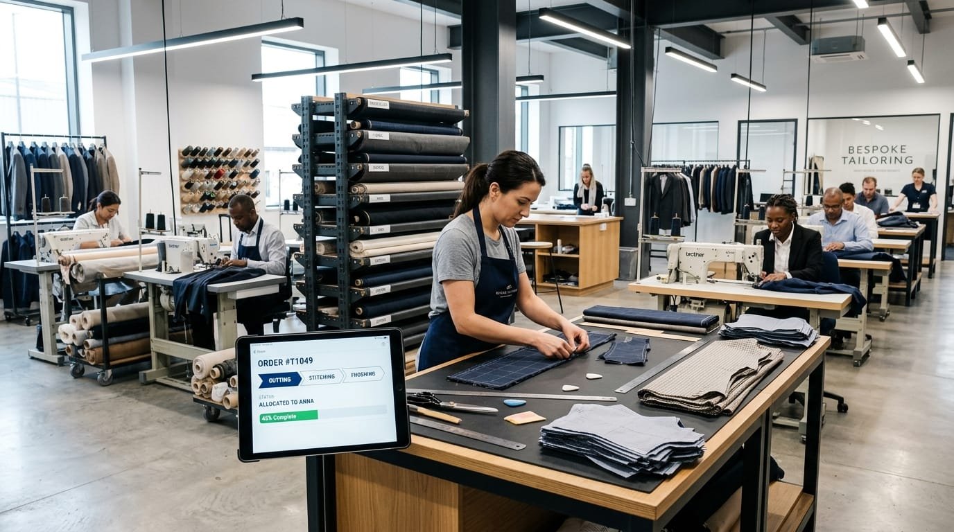 Tailoring Garment Workshop and Factory Floor
